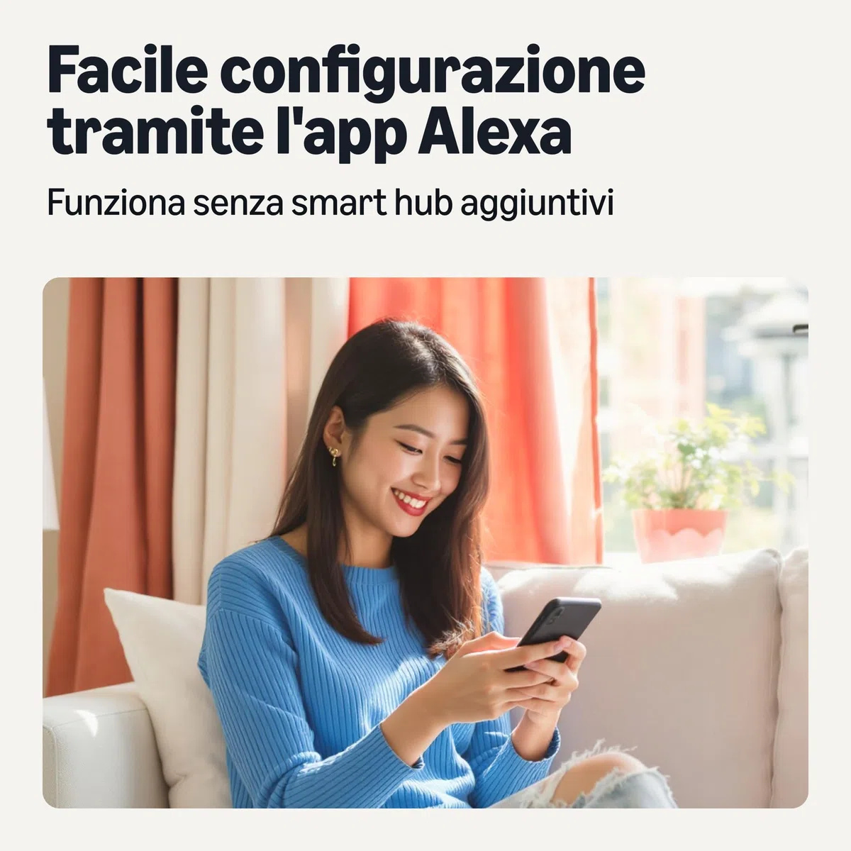 Amazon Basics - Lampadina intelligente E14, 2,4 GHz, Wi-Fi: nessun hub richiesto, funziona solo con Alexa, cambia colore, confezione da 4