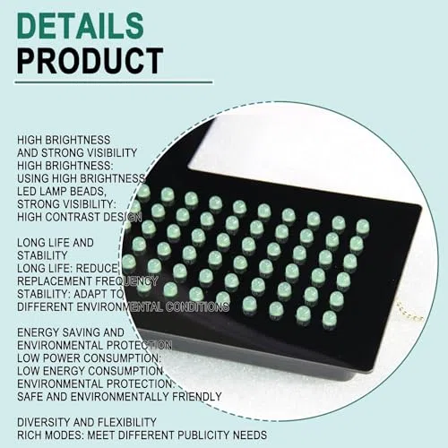 Segnale LED per Farmacia con Croce Medica – Luminoso Display Elettrico per Vetrine di Farmacia, Decorazione Robusta per Interni/Esterni, Installazione Semplice