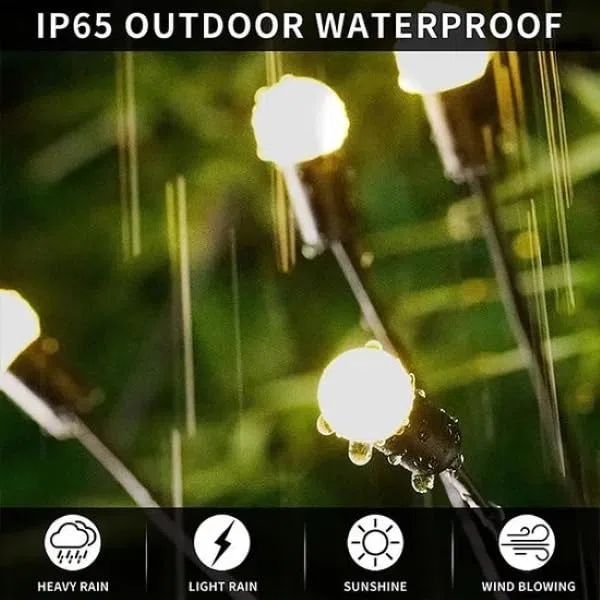 Frilla SOMPEX Luci Solari da Giardino, 2 x 6 LED Luci, Bianco Caldo, PVC ABS Acciaio Inossidabile, IP65 Impermeabile, per Esterni, Energia Solare