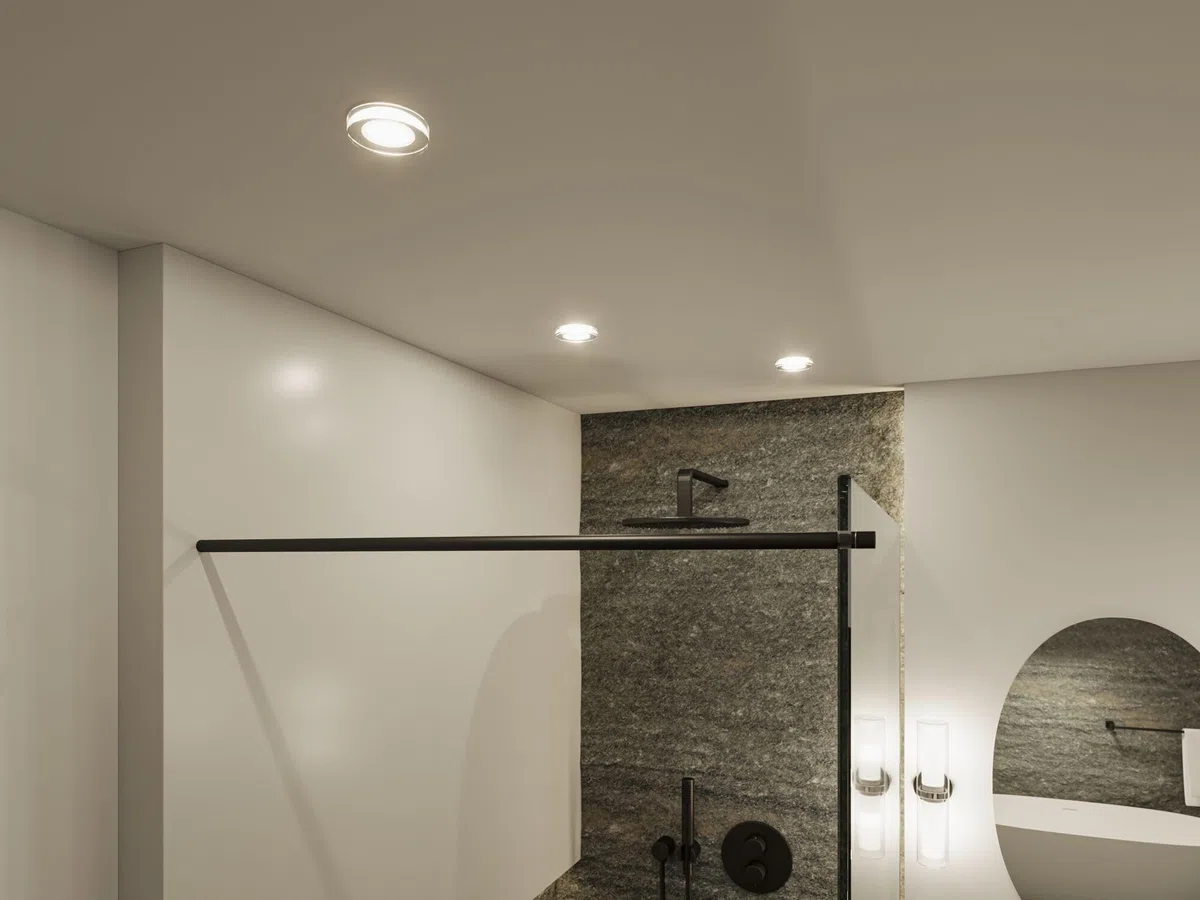 Paulmann 71079 Apparecchio da incasso Selection Bathroom Luena IP65 GU10 230 V max 35W dimmerabile bianco, faretto da incasso, luce da bagno
