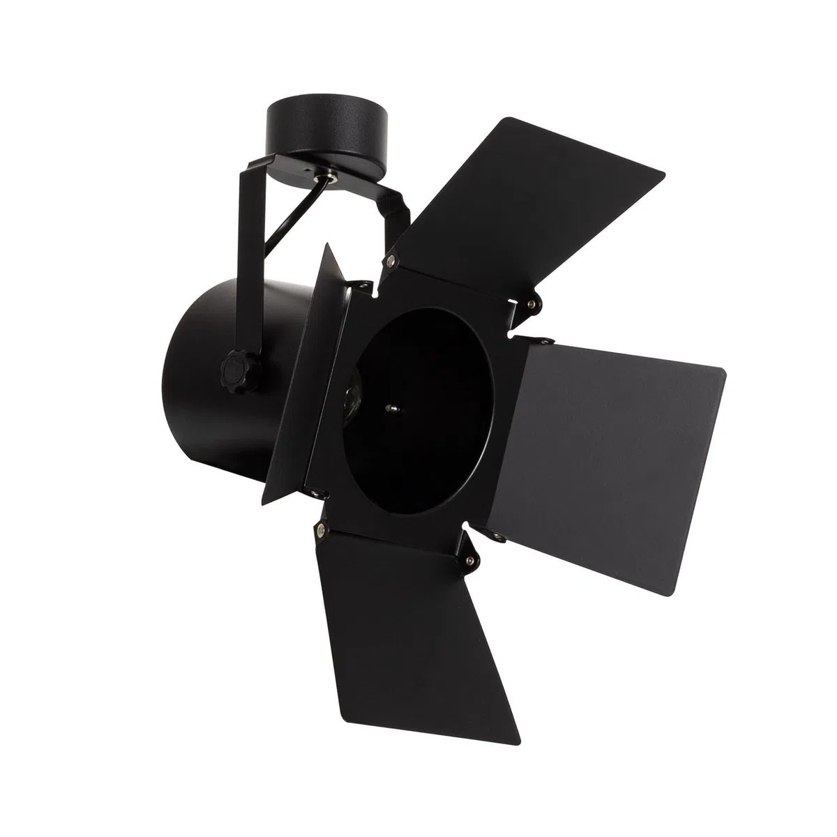 LEDKIA LIGHTING Faretto Portalampada da Superficie Cinema per Lampadine E27 PAR30 Nero E27