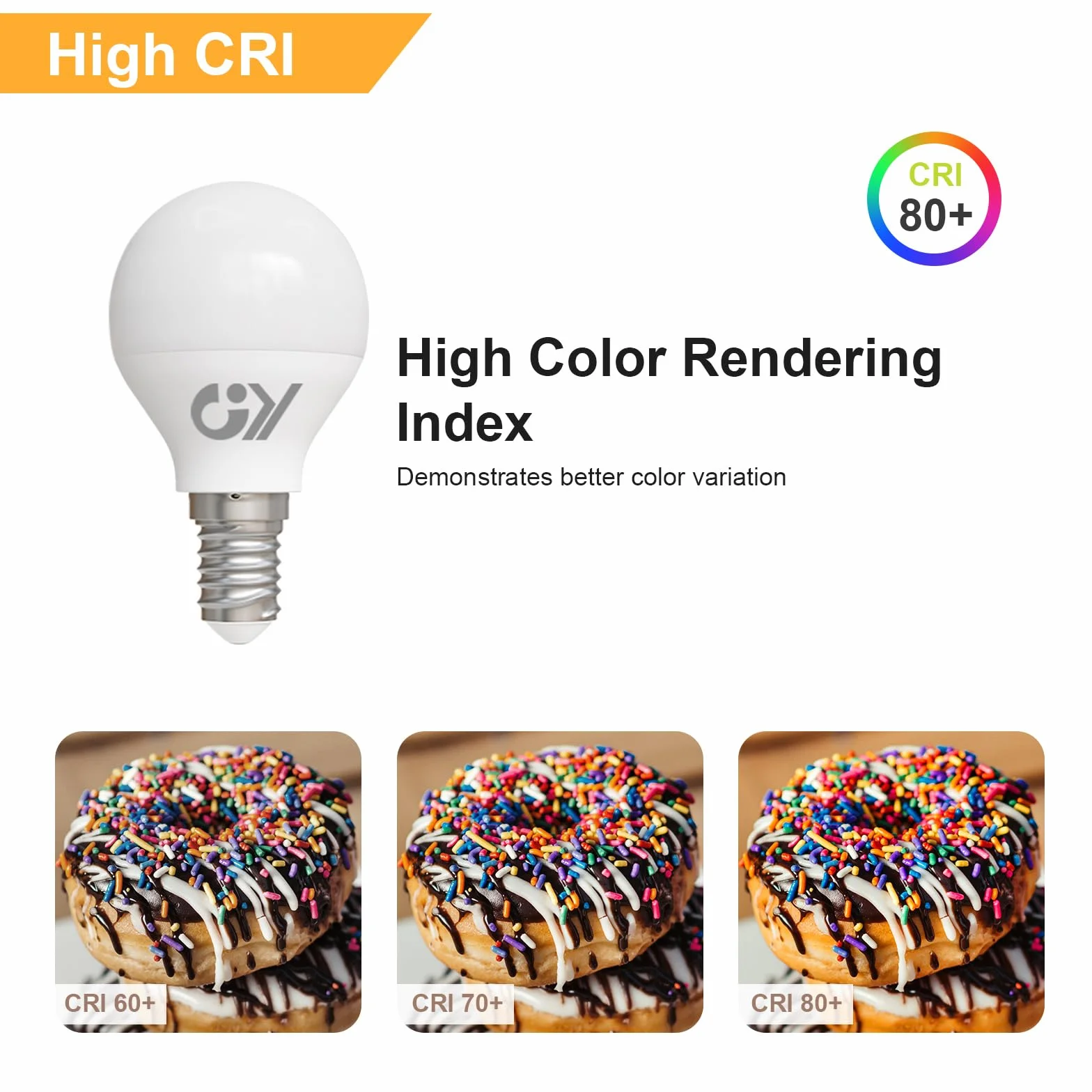 GY Lampadine LED E14, 8W (equivalenti a 60W), Lampadine LED Attacco Piccolo G45, 4000K Luce Naturale, 880 Lumen, Fascio 280 Gradi LED, Lampadine Risparmio Energetico Bianco Naturale, 12 Pezzi