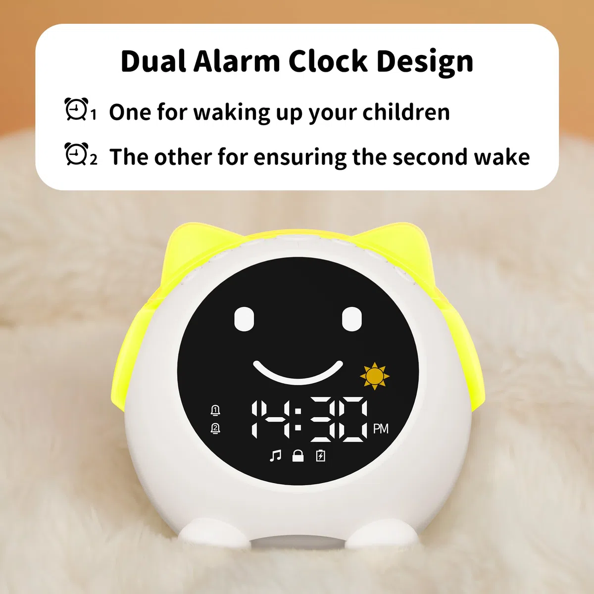 Sveglia per bambini, orologio OK to Wake con luce notturna. Timer Nap Timer, sveglia per bambini, allenamento per il sonno dei bambini, decorazione per la cameretta, idea regalo per