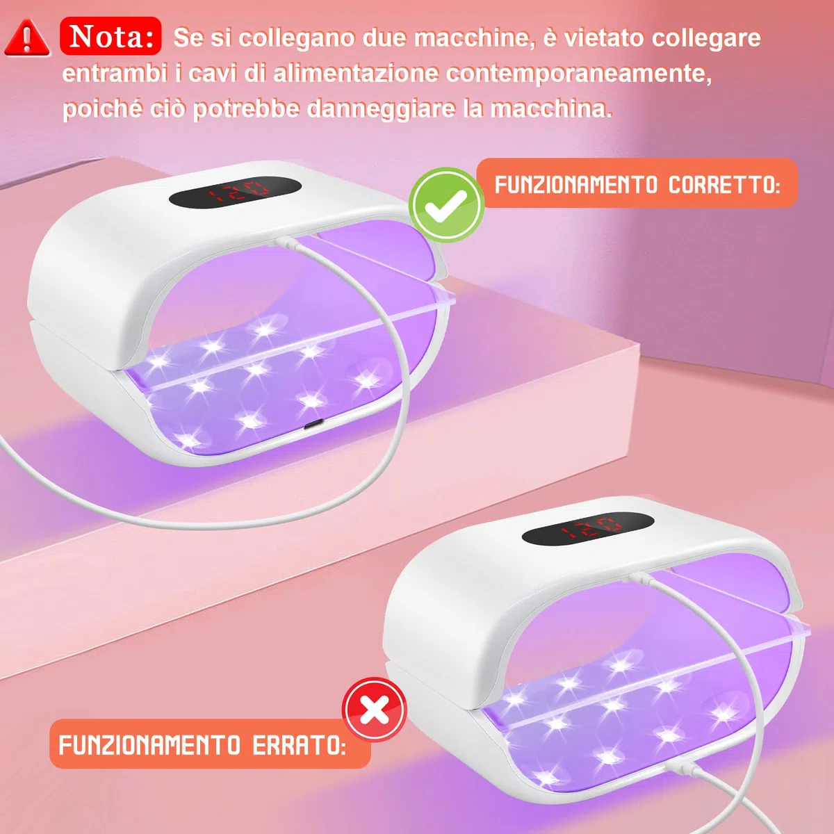 Lampada UV per resinas,lampada a doppio lato in resina UV con display LED,36 W,asciugatura rapida,regolazione dell'ora regolabile,utilizzabile per fai da te,resina,forme di Gioielli