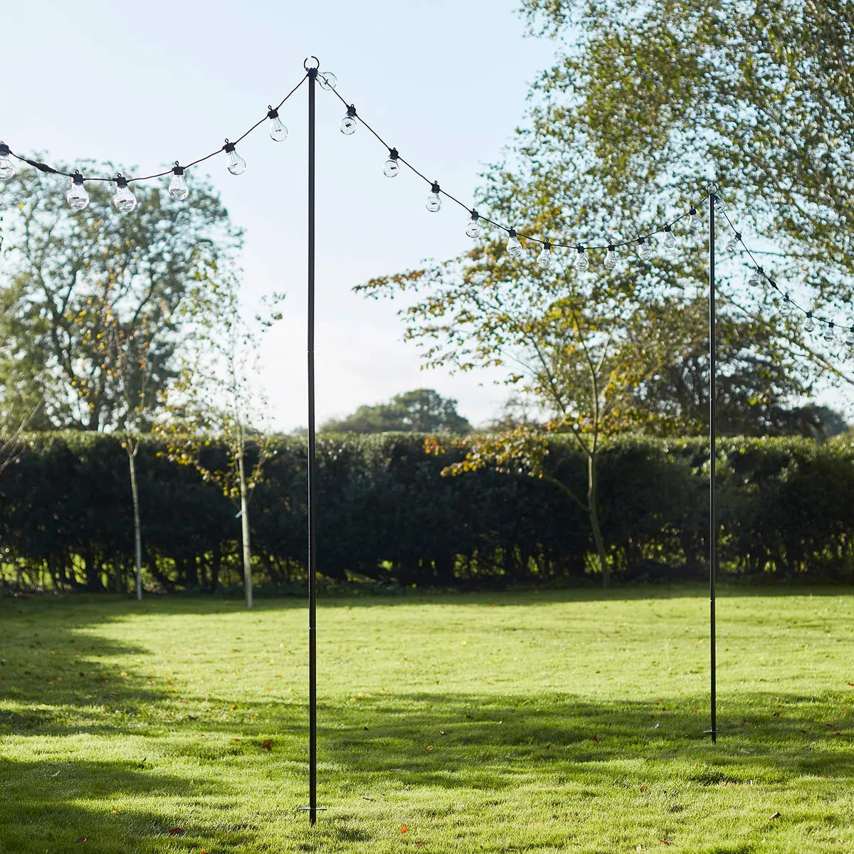 Lights4fun - Palo per festone da 2,75 m