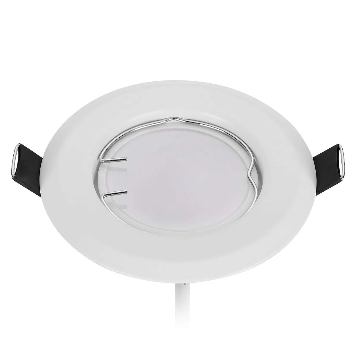 HCFEI 3x Faretti LED da Incasso in bianco per cartongesso, con Porti Luce Bianco Caldo 3W Pari a 35W 3000K 55mm foro da incasso Angolo a Fascio 120 Gradi AC 230V