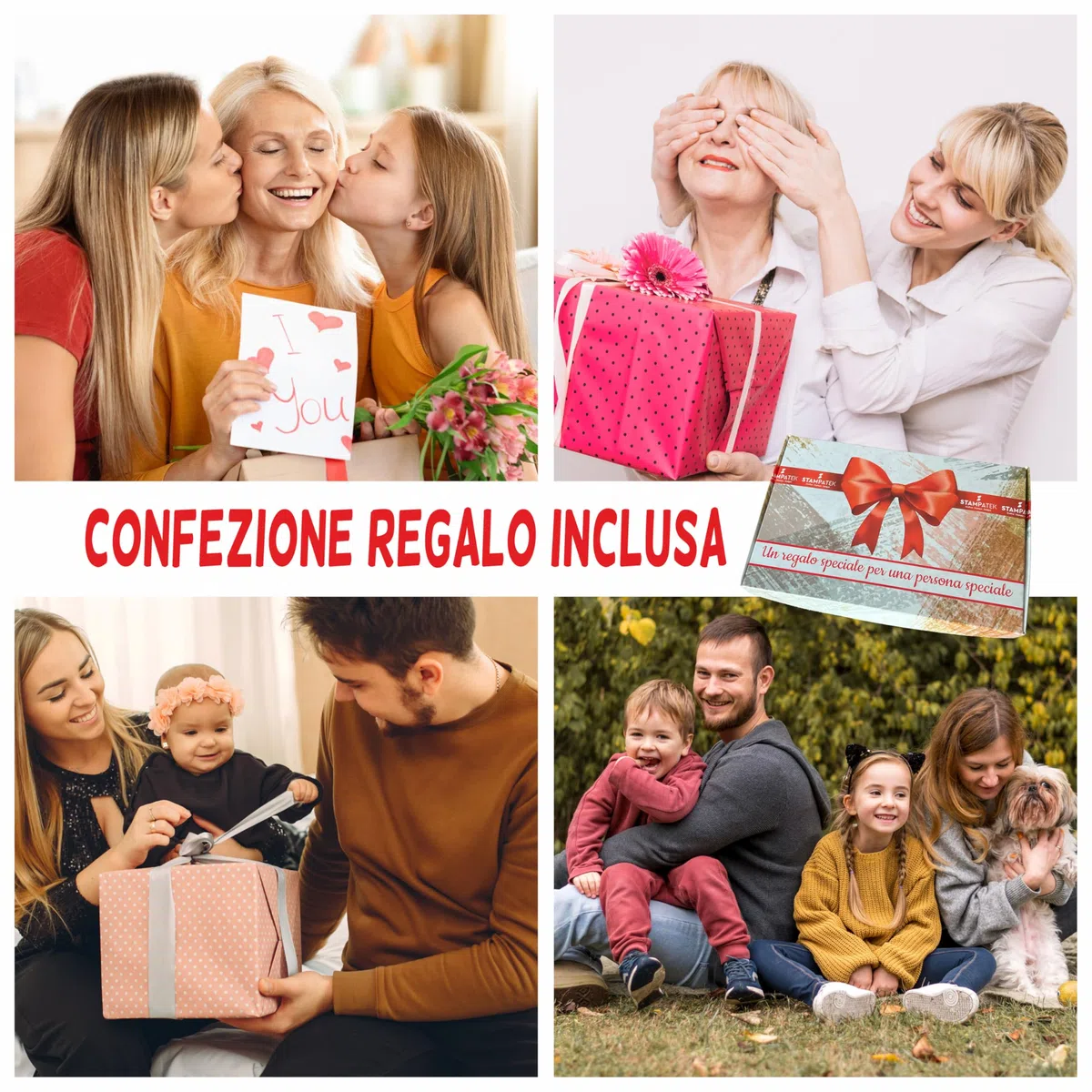 STAMPATEK Lampada Personalizzata Regali Per San Valentino Per Lui Lei - Lampada Led Luce Notturna Regalo Fidanzato, Compleanno, Moglie, Marito, Compagno Regalo Natale Originale, PlexMod6_DS2