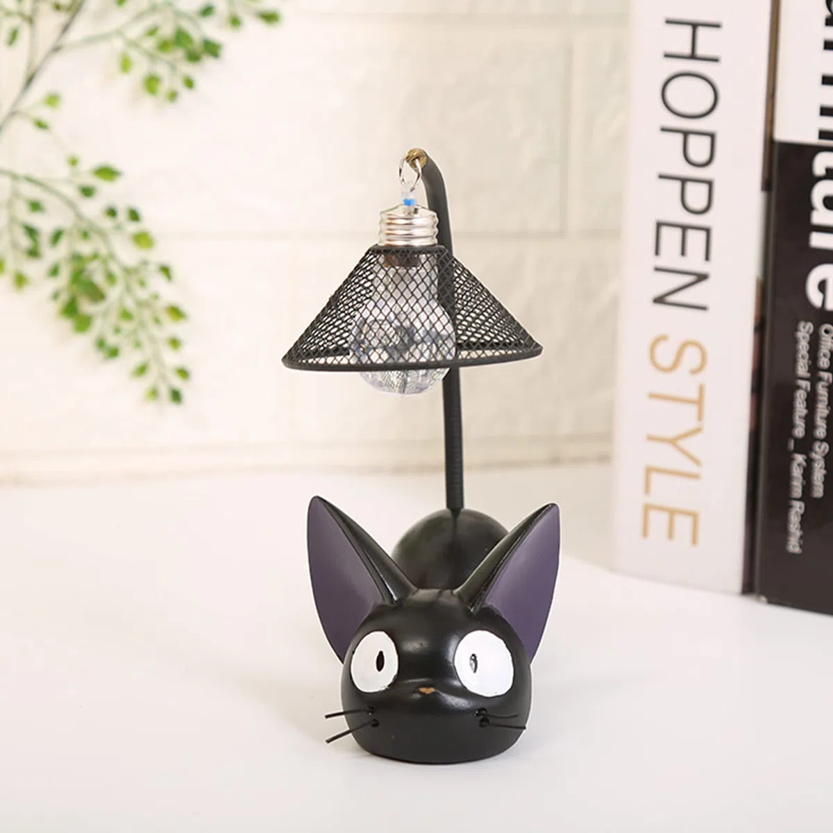 Luce notturna, lampada da scrivania per gatti, luce notturna a forma di gatto, luce notturna a LED, per la cameretta dei bambini, decorazione domestica (B)