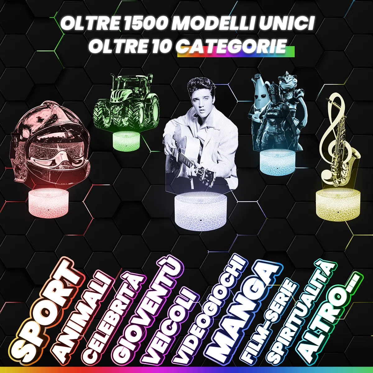 Lampada Led 3D decorativa Manga Zenitsu Agatsuma, idea regalo per adolescenti, accessorio Manga Zenitsu Agatsuma Manga Disegni animati Camera da letto per ragazzi idea regalo natale adolescente