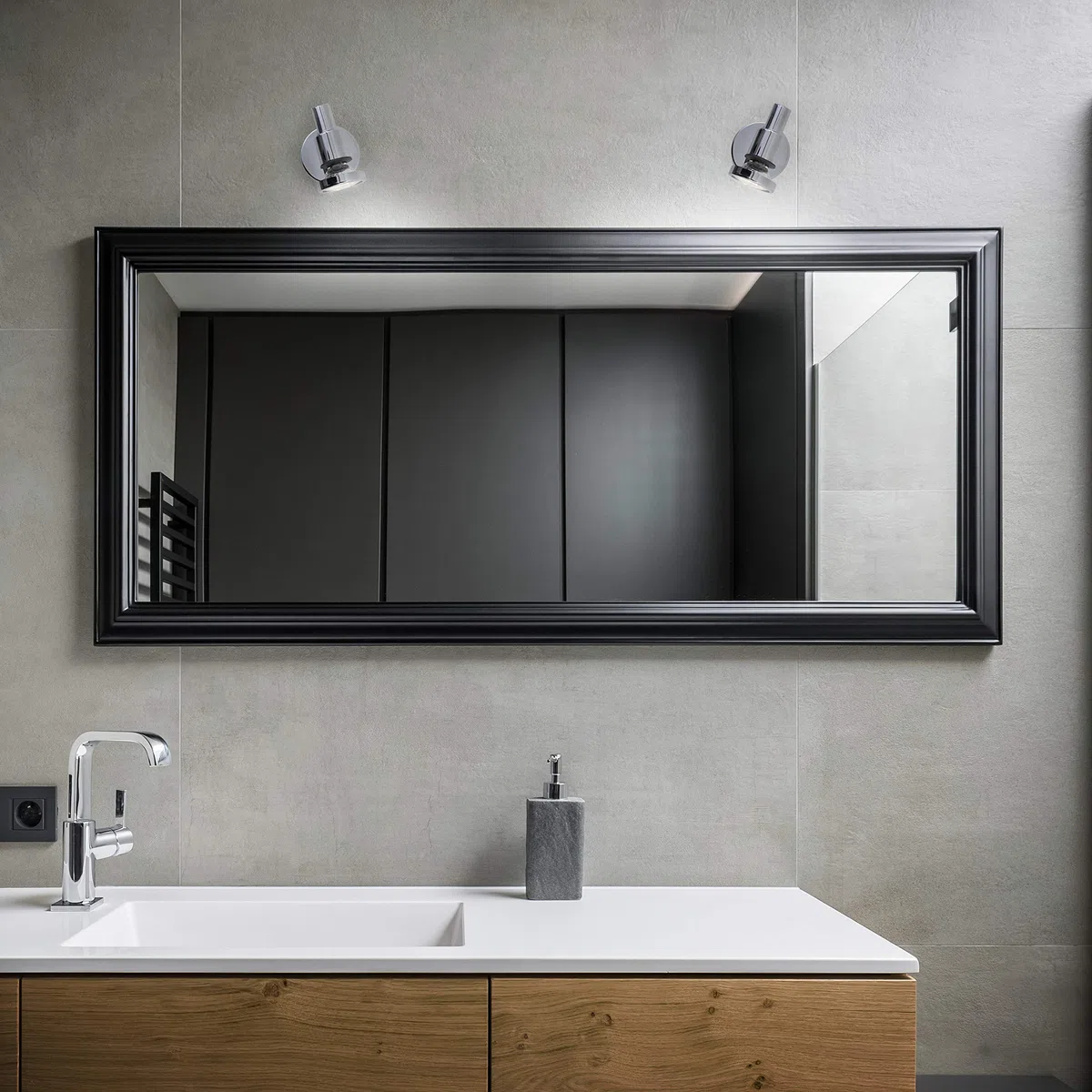 Briloner Leuchten - Faretto a LED, lampada da parete, luce da bagno, lampada da bagno, IP44, faretto girevole e inclinabile, 1x GU10, 4 Watt, 400 Lumen, 3.000 kelvin, cromato, 80x106mm (DxH)
