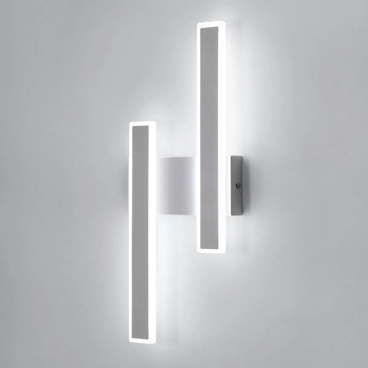 DELIPOP Applique da Parete Interno, 32W 3600LM Moderna Lampada da Parete, Creativo Bianca Fredda 6500K lampada a Muro per Soggiorno, Camera da letto, Scale, Corridoio