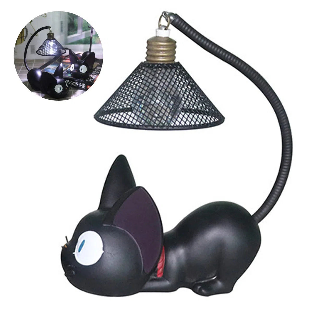 Luce notturna, lampada da scrivania per gatti, luce notturna a forma di gatto, luce notturna a LED, per la cameretta dei bambini, decorazione domestica (B)