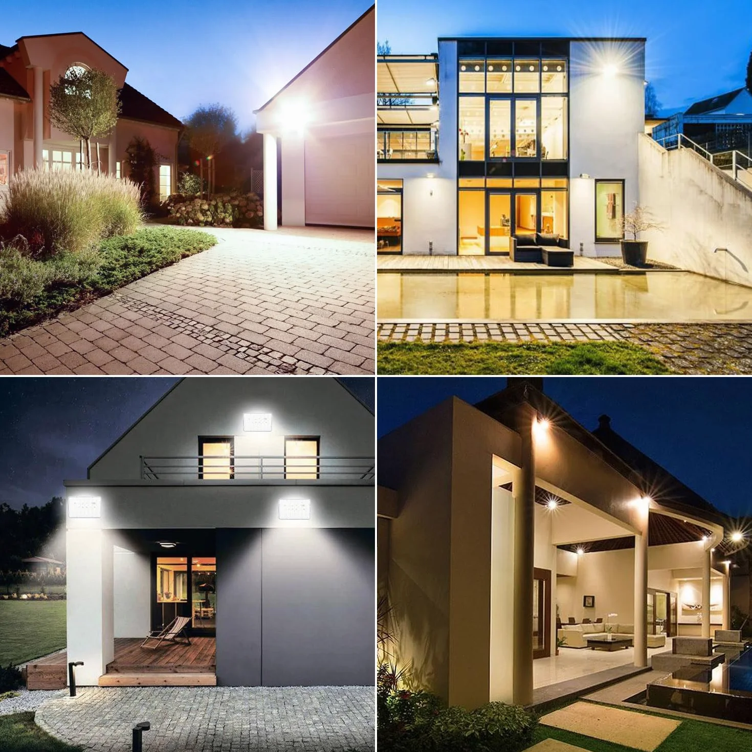 CREATESTAR Faretto Led da Esterno 20000LM, 200W Faretti Led Esterni 6500K luce bianca fredda, IP66 Impermeabile Faro Esterno per magazzino, giardino, garage, campo sportivo, cortile, parcheggio