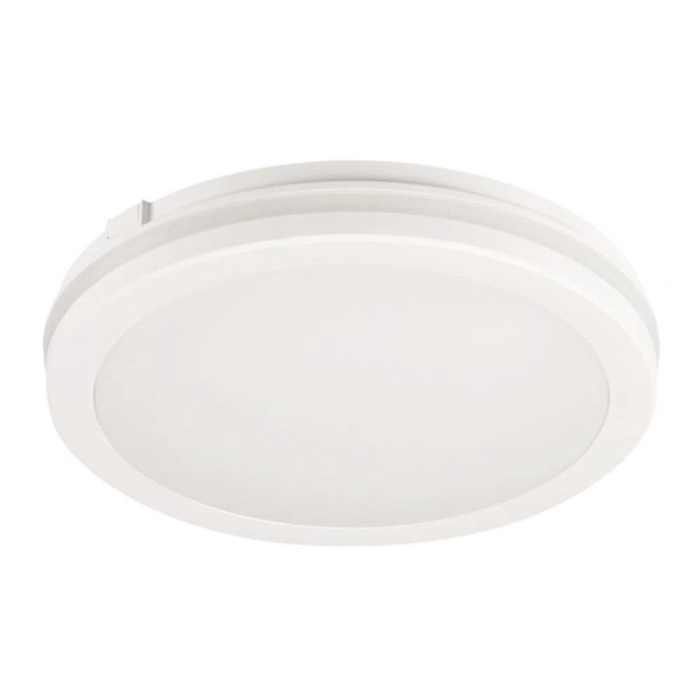 Plafoniera Bianca a LED per interno ed esterno da Soffitto e Parete 29W 3940 Lumen IP65 CCT Switch Luce Calda Naturale Fredda Ø235mm 220V (Bianco)