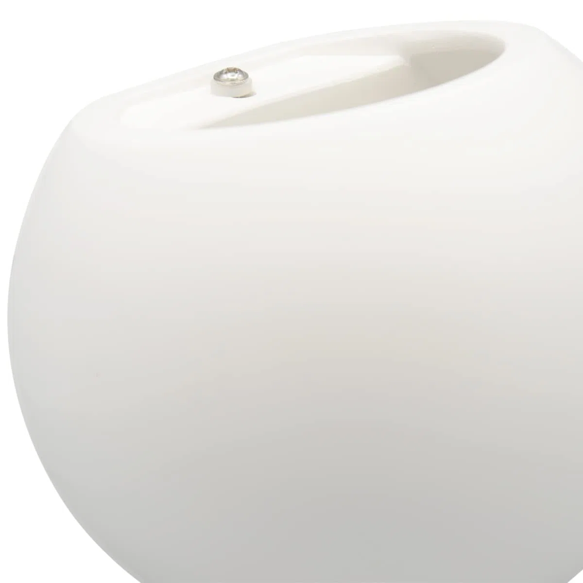 Eurekaled - Applique in Gesso Ceramico Sfera - Attacco G9 - Lampada da muro per spazi interni, camera, corridoio, soggiorno - Lampadina intercambiabile - Verniciabile - Design Moderno cod. D0701