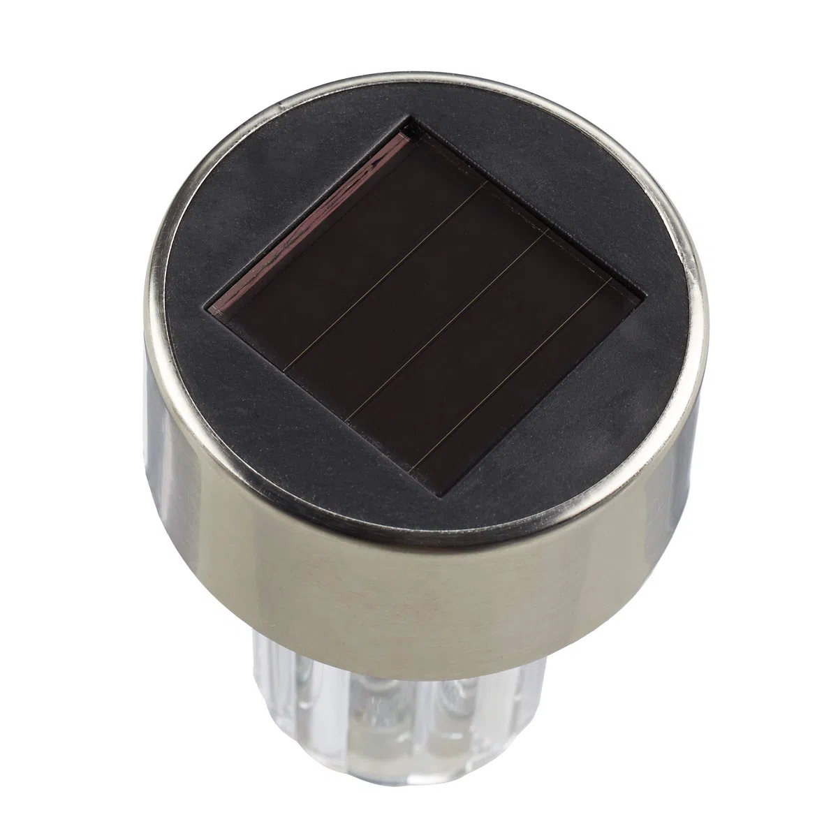 Relaxdays Set da 10 Lampade Solari a LED Impermeabili, per Giardino Terrazza in Acciaio Inox, Cambio di Colore, Argento