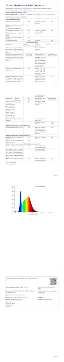 Fondiiz Faretti Led da Incasso per Cartongesso, 4W 570LM Luci da Soffitto Interno Regolabile Caldo 3000K Neutro 4500K Freddo 6000K, IP44 Faretto Risparmio Energetico per Bagno, Foro Ø68-80mm, Set di 6